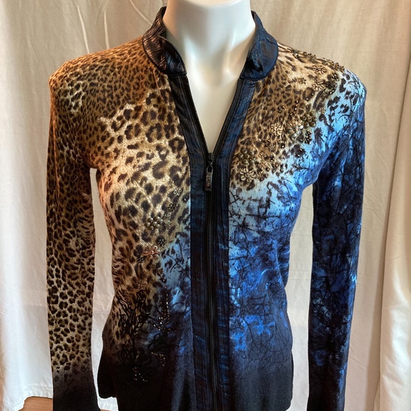 Alberto Makali Leopard Print Jacket - LAST DAY! - Picture 1 of 8